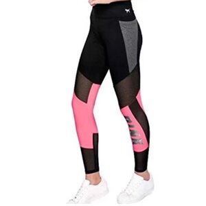 NWT VS PINK  Mesh Bling Leggings